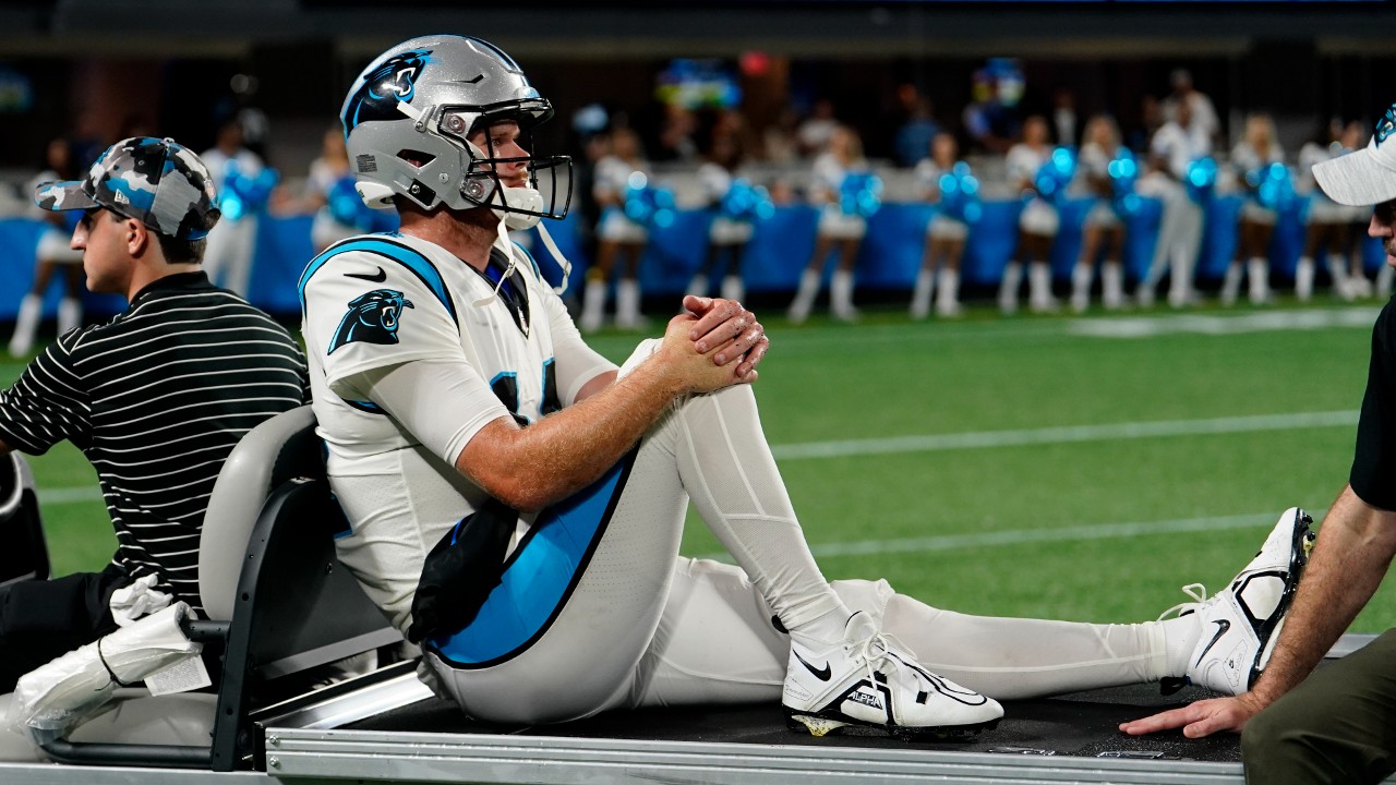 Panthers' Mayfield denies using malicious words vs. Browns