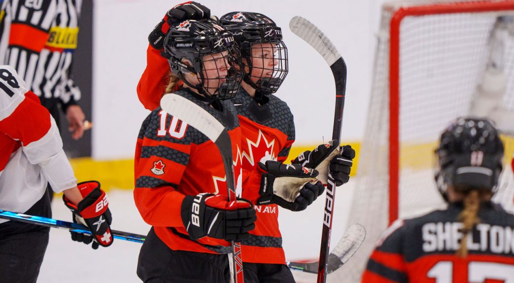 Fillier Strikes Twice, Canada Downs Switzerland In Women’s Hockey World ...