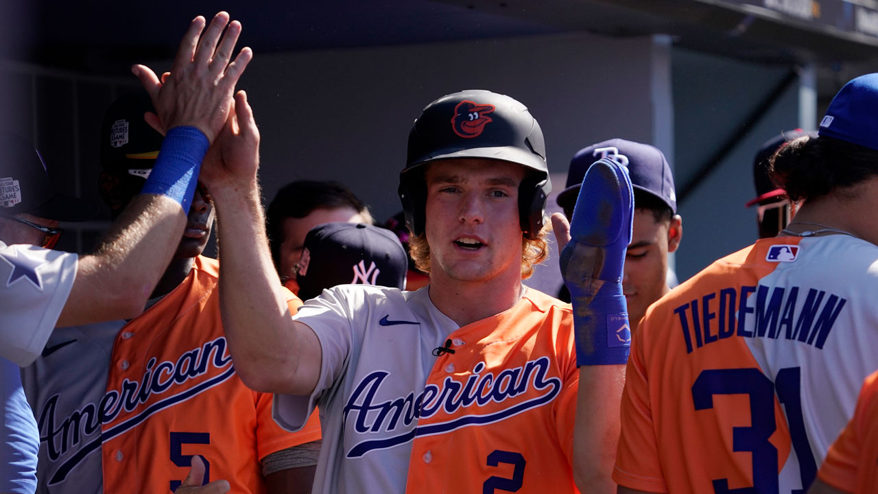 Orioles' Gunnar Henderson loses helmet on first MLB home run