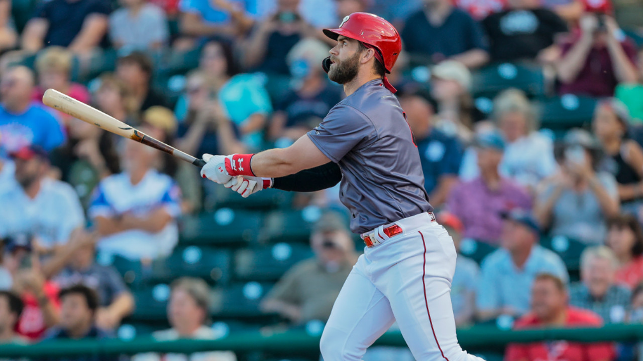 WATCH] Bryce Harper Homers in First At-Bat With the IronPigs