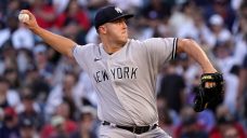 Yankees&#8217; Taillon hit by line drive, leaves after two innings