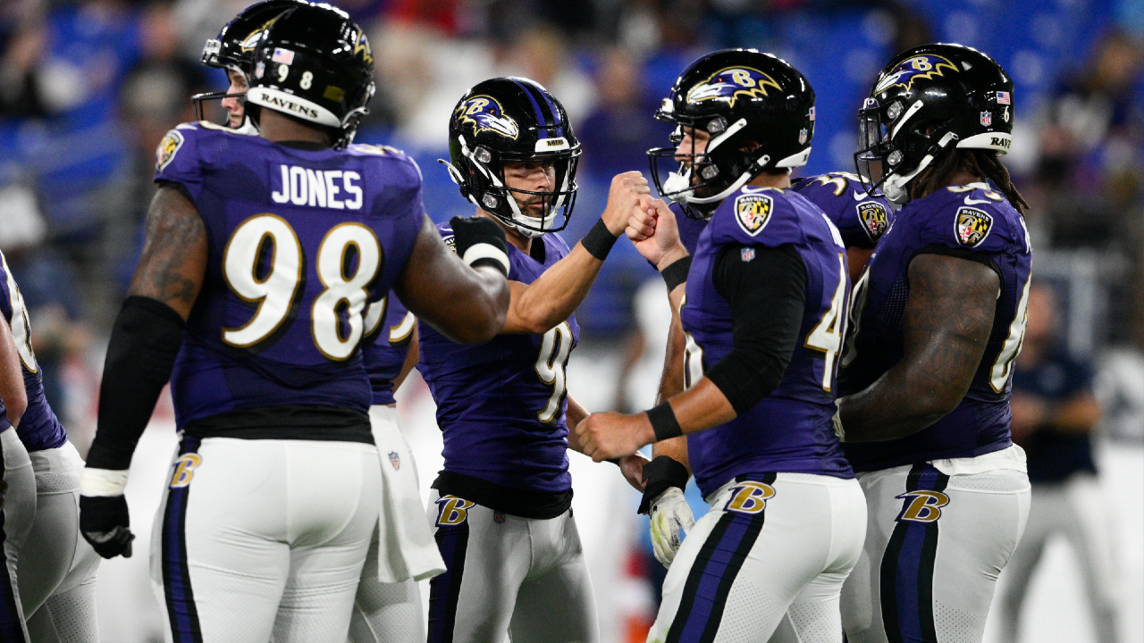 Ravens top Titans 23-10 for 21st straight preseason win