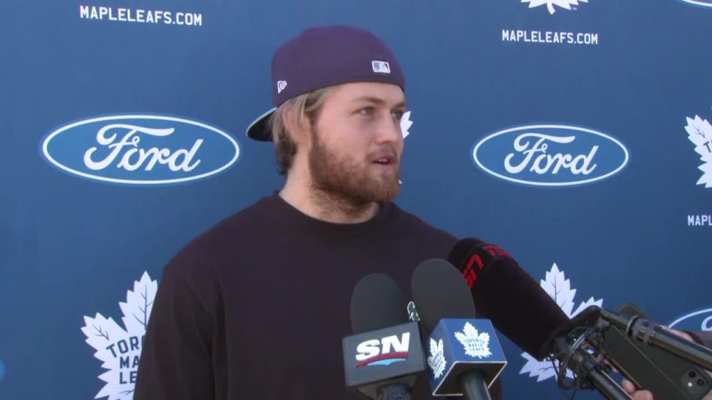 Toronto Maple Leafs' Rasmus Sandin Tosses Shade at William Nylander