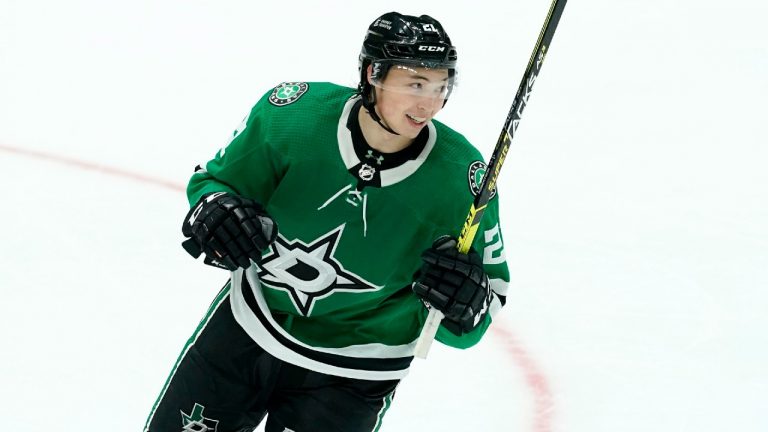 Dallas Stars left wing Jason Robertson. (Tony Gutierrez/AP)