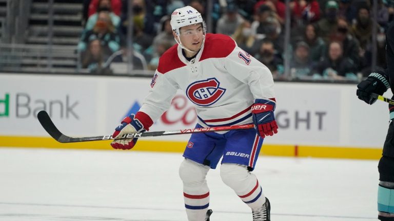 Montreal Canadiens captain Nick Suzuki. (Ted S. Warren/AP)