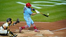 Pujols hits 696th home run, ties A-Rod for fourth on all-time list