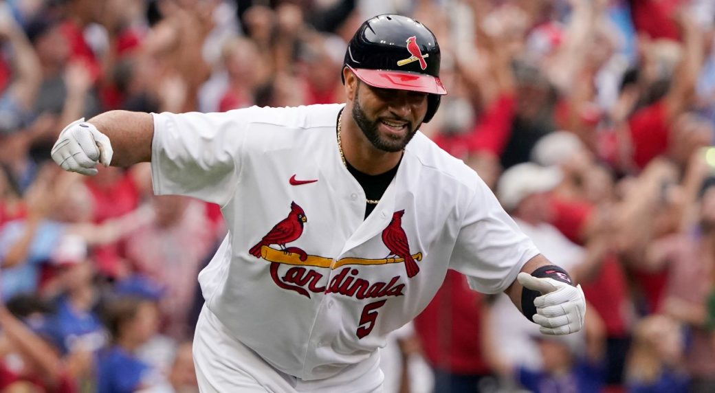 Pujols hits 695th homer, now one behind Rodriguez as Cardinals beat Cubs