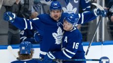 Maple Leafs razzing Matthews ahead of first pitch: &#8216;Maybe he puts one in the dirt&#8217;