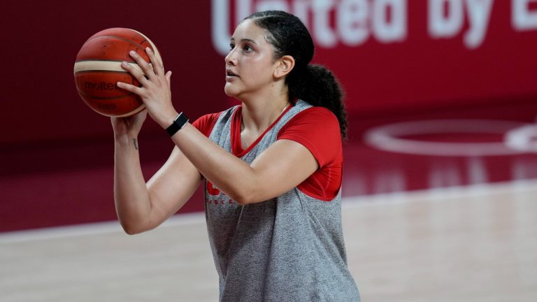 Canada's Natalie Achonwa. (Eric Gay/AP)