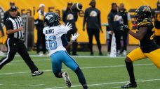 Banks scores two touchdowns to lead Argonauts over Tiger-Cats on Labour Day