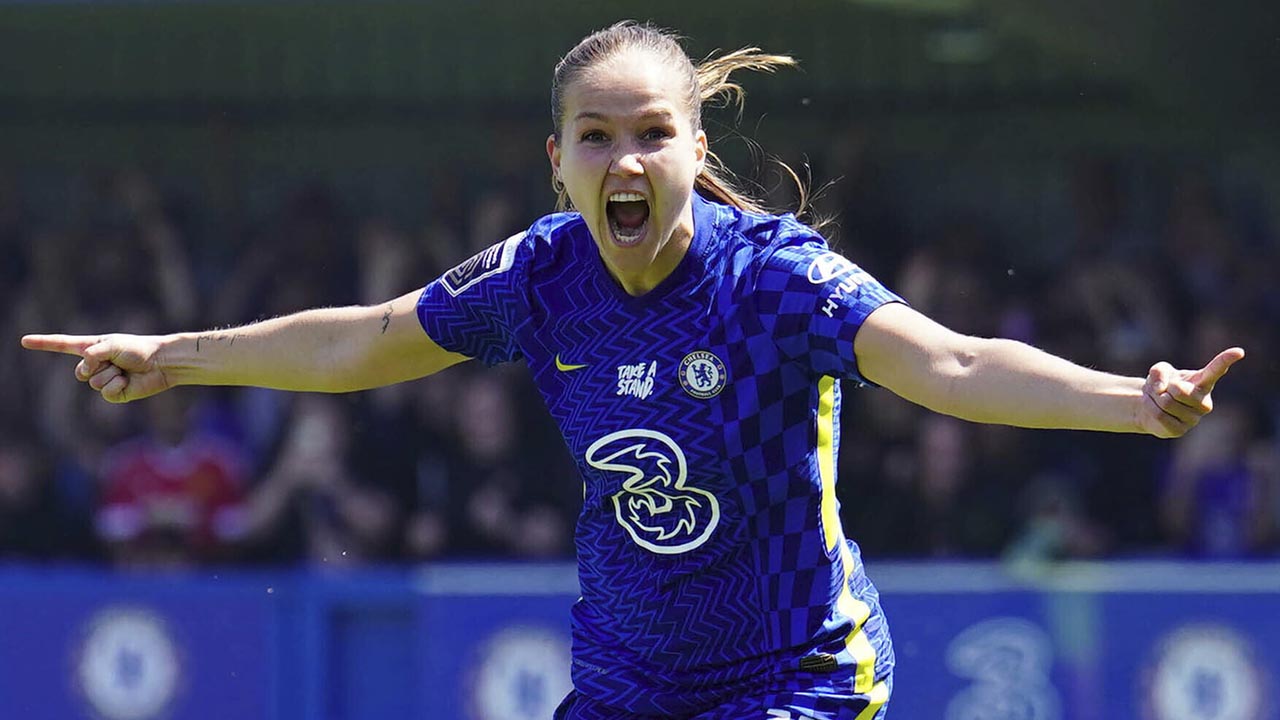 Sam Kerr Strikes As Chelsea Retain Women's FA Cup Before World-Record Crowd