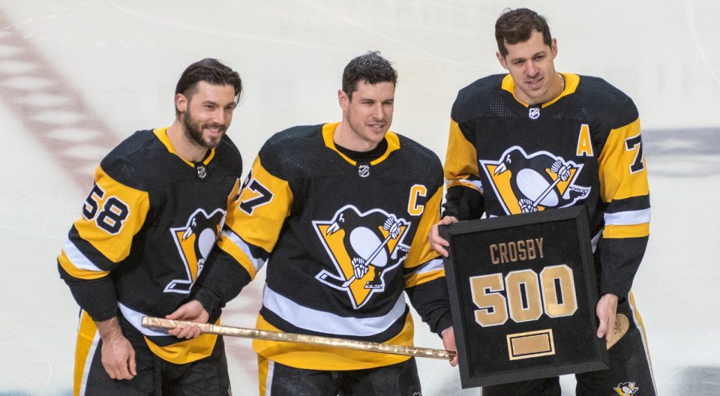Sidney Crosby's golden goal stick found
