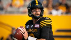 Veteran Dane Evans leads Tiger-Cats to stunning home victory over Blue Bombers