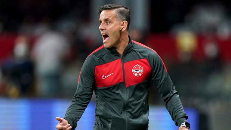 Canada's coach John Herdman. (Fernando Llano/AP) 