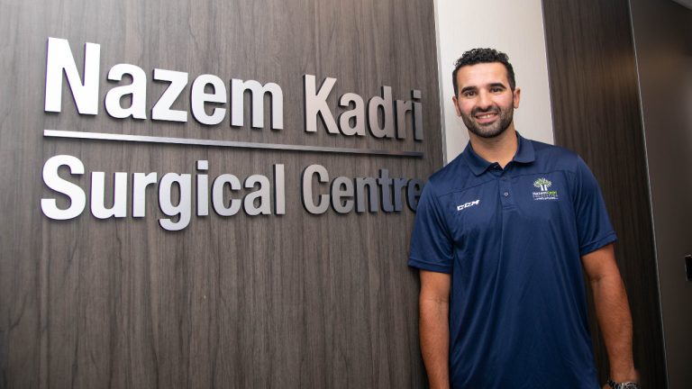 Calgary Flames forward Nazem Kadri, shown in this undated handout image provided by London Health Sciences Foundation, has donated $1 million towards the Ambulatory Surgical Centre at London Health Sciences Centre. The facility has been renamed the Nazem Kadri Surgical Centre in honour of the London, Ont. native. (CP/HO-London Health Sciences Foundation)