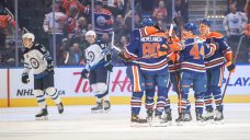 Oilers net shutout, goal outburst in pre-season win over Jets