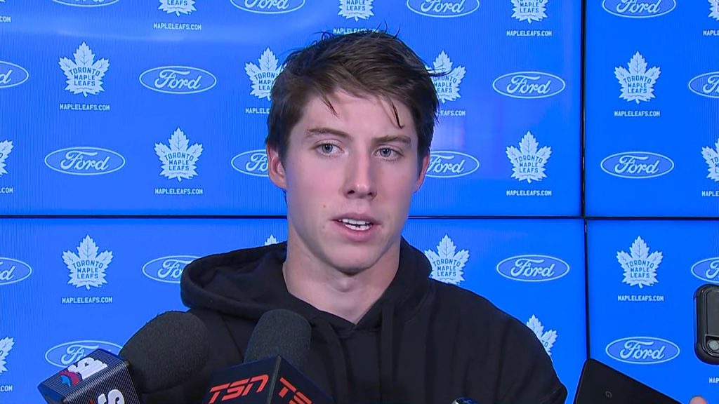 Omar on Twitter: Mitch Marner talking about the mullet trend in