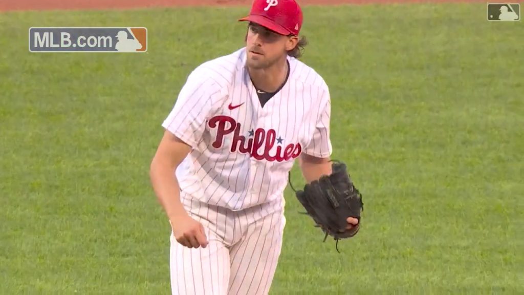 Aaron Nola completes shutout, 08/25/2022