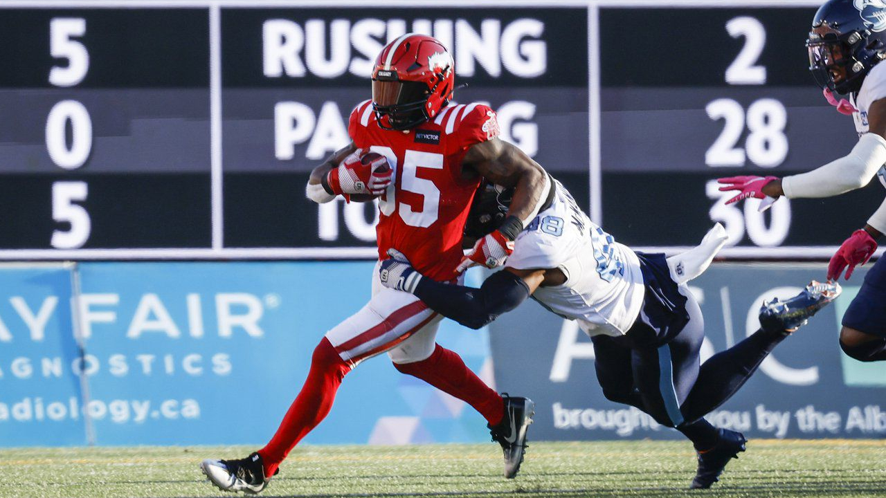 CFL Score: Calgary Stampeders 20, Toronto Argonauts 7 – Stampeders Snap  Streaks at McMahon Stadium