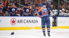 Holloway&#8217;s hat trick leads Oilers to pre-season rout over Canucks