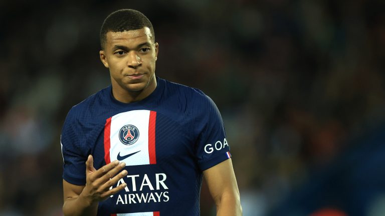 PSG's Kylian Mbappe. (Aurelien Morissard/AP)