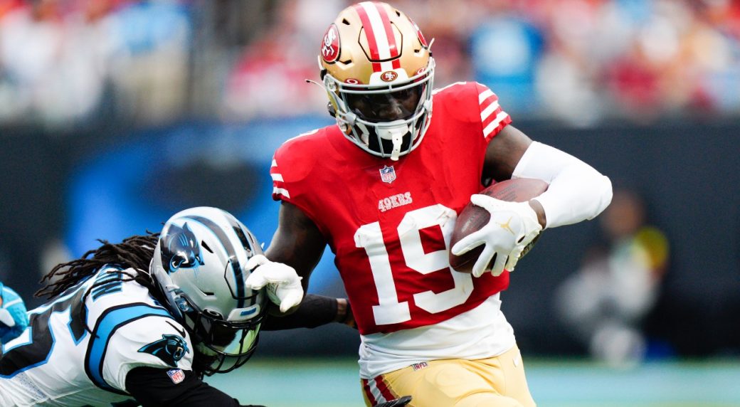 Jimmy Garoppolo and Deebo Samuel Link Up for 30-yard Pickup