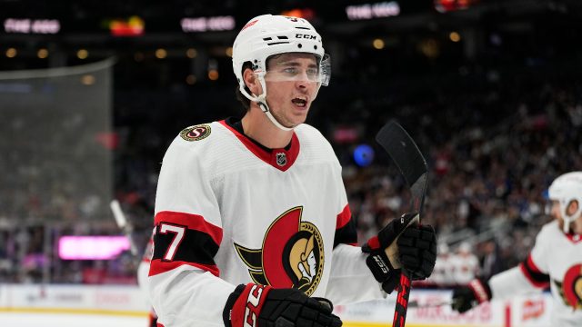 Senators' Drake Batherson (ankle) out 'couple months