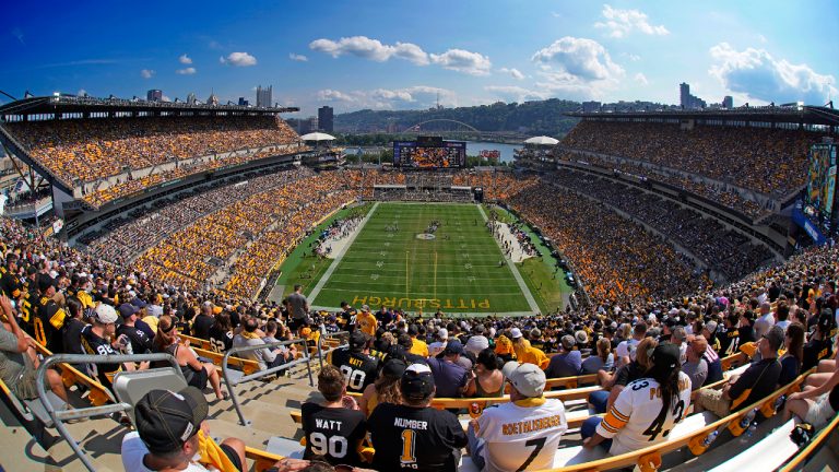 An NFL football game at Acrisure Stadium in Pittsburgh, Sunday, Sept. 18, 2022. (Don Wright/AP)