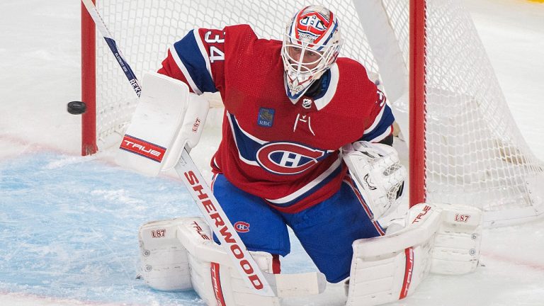 Montreal Canadiens goaltender Jake Allen. (Graham Hughes/CP)