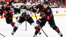 Senators C Josh Norris could be done for the season