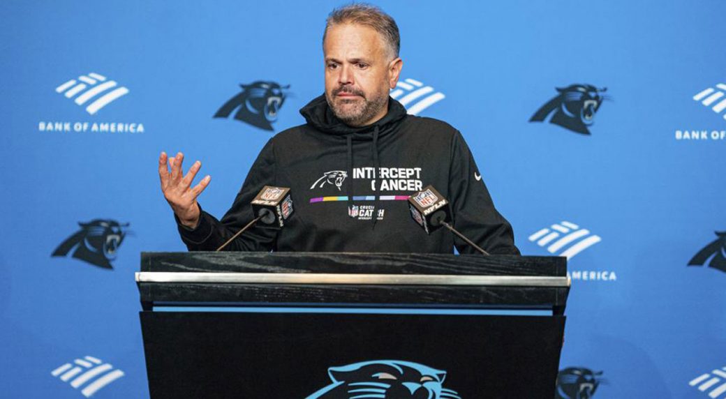 Carolina Panthers fire head football coach Matt Rhule, formerly of