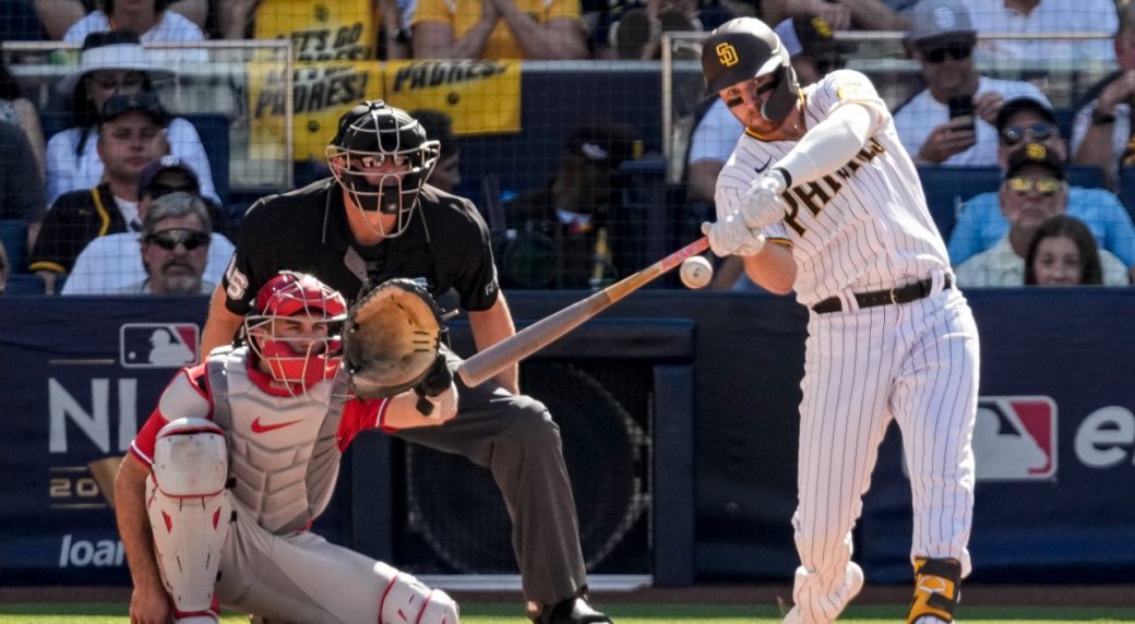 Padres get big hit from former Blue Jay Drury, tie NLCS vs. Phillies at 1-1