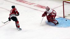 Domi scores in overtime as Blackhawks beat Red Wings