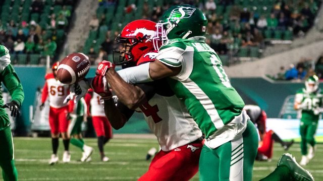 Riders eliminated from CFL playoff race with 32-21 loss to Stamps