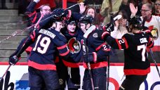 Senators put on offensive showcase, beat Bruins in home opener