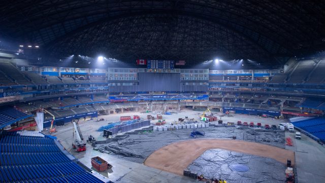 Rogers Centre renovations. (Photo courtesy Blue Jays)