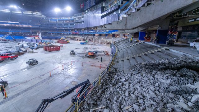 Rogers Centre renovations. (Photo courtesy Blue Jays)