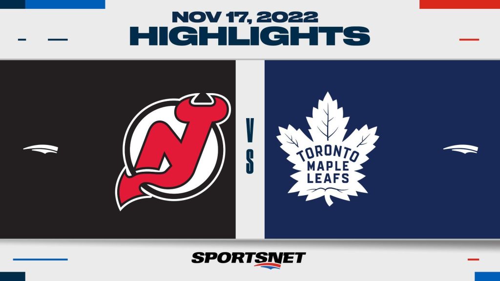 Maple Leafs @ Devils 11/23  NHL Highlights 2022 