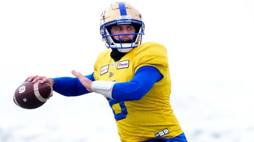 Argonauts, Blue Bombers hold final practices ahead of Grey Cup matchup