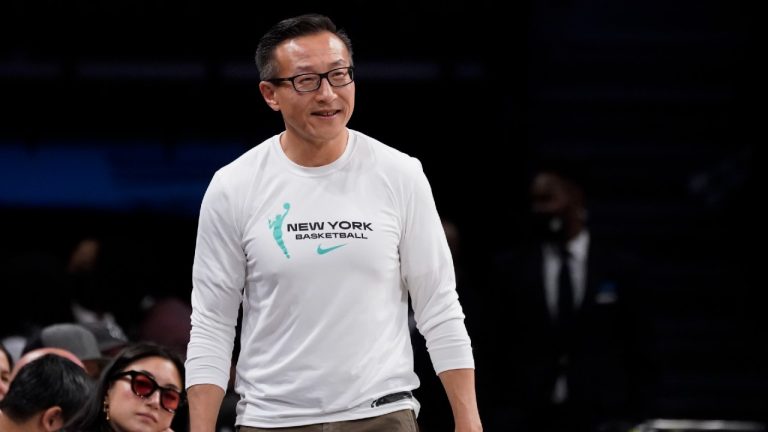 Brooklyn Nets owner Joe Tsai. (Corey Sipkin/AP)