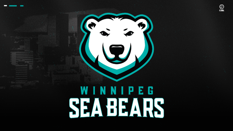 The logo for the Winnipeg Sea Bears basketball team is seen in an undated handout image (CP/HO-CEBL)