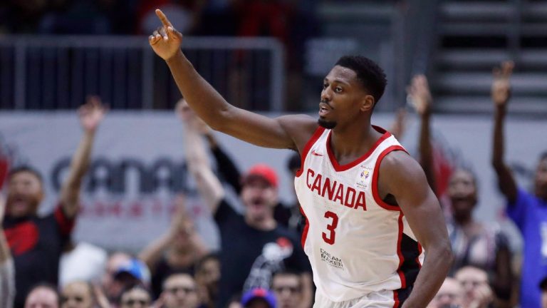 Canadian veterans Melvin Ejim and Phil and Thomas Scrubb headline the national men’s basketball roster for Thursday’s World Cup qualifier against Venezuela. (Mark Blinch/CP)