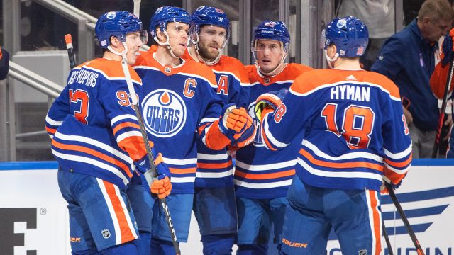 Edmonton Oilers on X: The game-worn alternate blue #Oilers jerseys from  this iconic McDavid goal against the Kings as well as all other home games  during the 2022 playoffs are up for