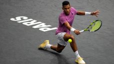 Auger-Aliassime snaps winning streak with loss to Rune in Paris Masters semifinal