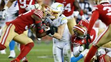 49ers&#8217; Greenlaw ejected for helmet-to-helmet hit on Chargers&#8217; Herbert