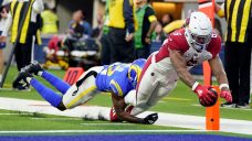 McCoy leads Cards past Rams; Cooper Kupp injured