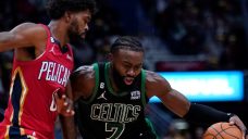 Celtics hit 20 threes, beat Pelicans in ninth-straight win