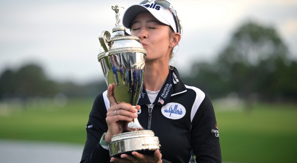 Nelly Korda rallies to win Pelican and returns to No. 1