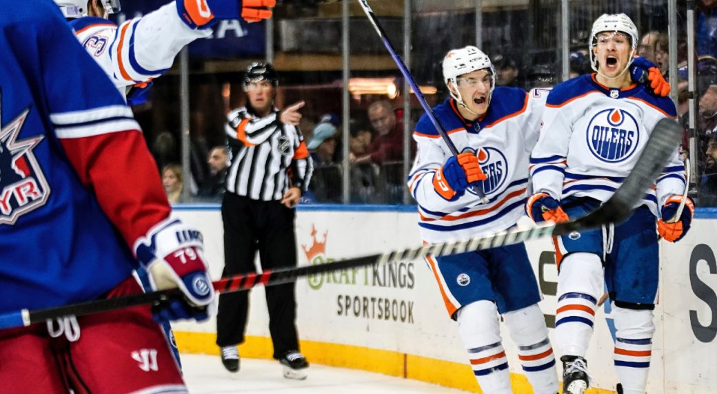 Oilers orchestrate fourgoal third period comeback to beat Rangers