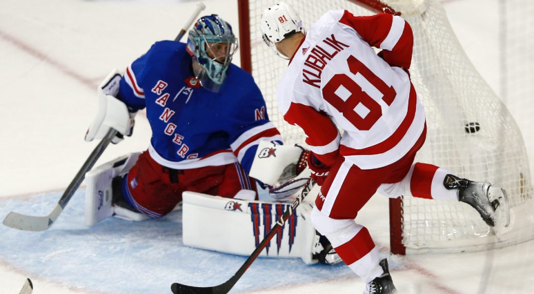 NHL Roundup: Kubalik scores in OT to push Red Wings over Rangers